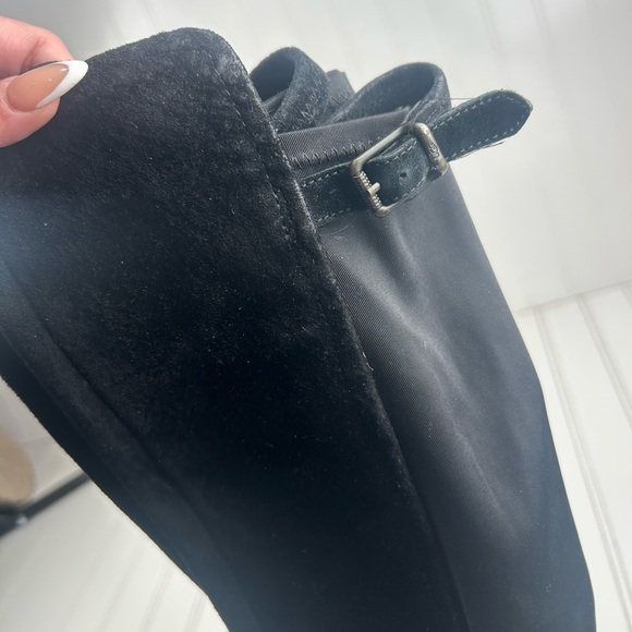 UGG Danae Suede Black Knee-High Tall Riding Women's Boots Size 8 - Picture 12 of 12